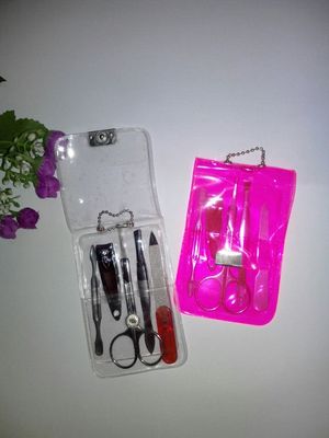 【廠家生產江湖熱銷美甲套裝,美容修甲透明PVC美容套KHB190】價格,廠家,圖片,美甲工具套裝,陽東縣偉豐塑料包裝廠-
